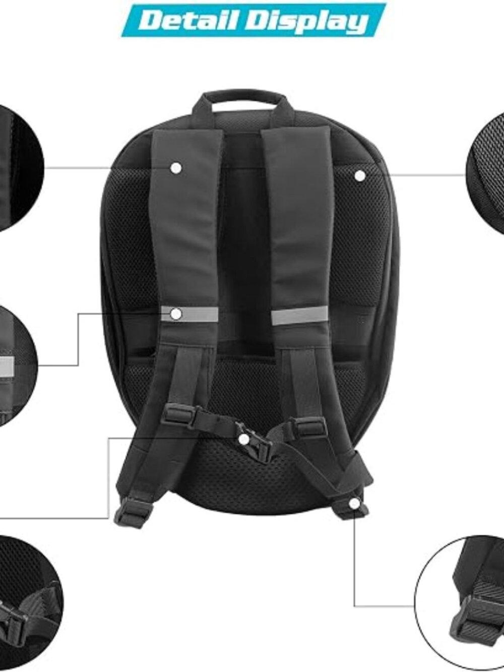 Motorcycle Backpack,LED Programmable Knight Backpack - Picture 6 of 7